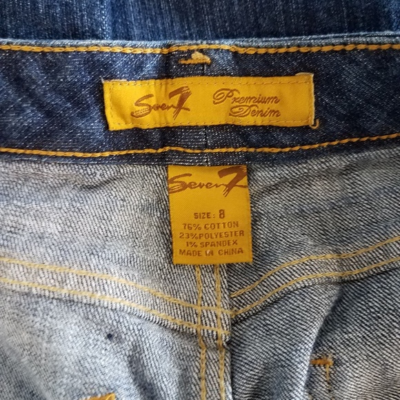 Seven 7 Bootcut Flare Womens Jeans Size 8 - Picture 7 of 8